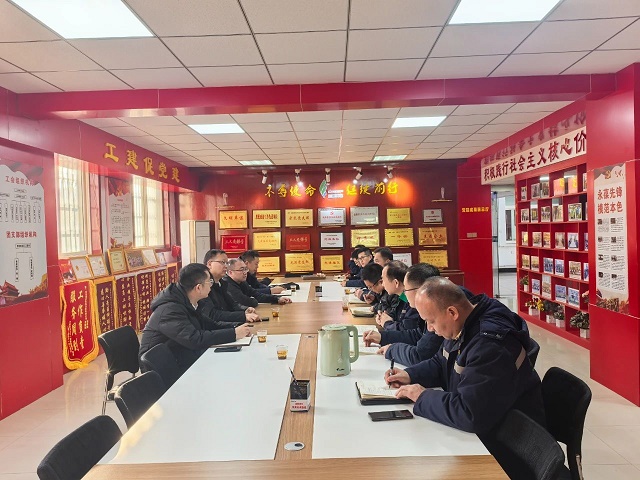 郝军亮赴三秦环保公司项目一线查抄节前安全环保工作