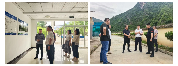 水环境公司重要掌管人赴陕南片区项目一线调研